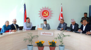 प्रतिनिधिसभा उम्मेदवार टुंगो लगाउन एमाले सचिवालय बैठक बस्दै