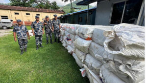 धरानबाट दुई हजार १३० केजी गाँजासहित ट्रक बरामद