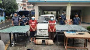 अक्सिजन सिलिण्डरभित्र लुकाएर लागु औषध तस्करी, कुलेश्वरबाट दुई भारतीय पक्राउ