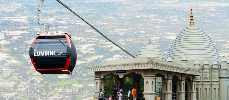 दुई वर्षमा साढे तीन लाख पर्यटकले चढे लुम्बिनी केबलकार