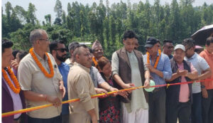 मनहरीमा पाँच वटा पक्की पुल उद्घाटन