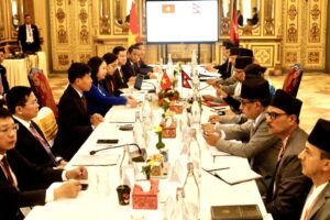 भियतनामकी उपराष्ट्रपतिको नेपाल भ्रमण द्विपक्षीय बैठक सुरु