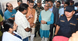 गृहमन्त्री लेखकद्धारा हैजा संक्रमण उपचाररत विरामीको स्वास्थ्य अवस्थाबारे जानकारी