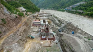 सुनकोसी–मरिण आयोजना ठप्प, ठेकेदारको लापरबाहीले बाँध निर्माण अलपत्र