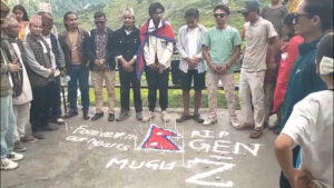 मुगुको बिपी चोकमा ५१ जना जेनजीहरुको सम्झनामा श्रद्धान्जली सभा