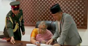 प्रधानमन्त्री सुशीला कार्कीले गरिन् पदभार ग्रहण