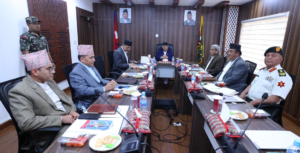 राष्ट्रिय सुरक्षा परिषद्को बैठक बस्दै