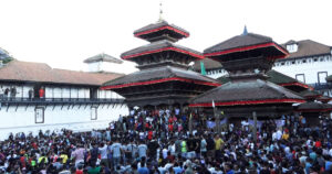 इन्द्रध्वजको लिंगो ढालेसँगै इन्द्रजात्राको समापन