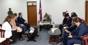 प्रधानमन्त्री कार्कीसँग अमेरिकी राजदूतको भेटवार्ता