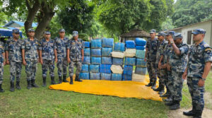 धनुषामा ८३५ किलो गाँजा बरामद