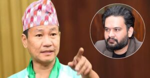 बालेन लक्षित हर्क साम्पाङको टिप्पणीः सहकारी काण्डमा तानिएकासँग मिलेर देशलाई लिलाम गर्न खोजीदैछ