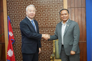 जापानी सहयोगका विषयमा ऊर्जामन्त्रीले गरे राजदूतसँग छलफल