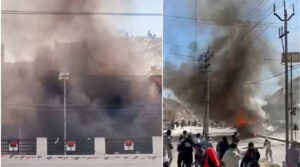 छुट्टै राज्यको माग गर्दै भारतको लद्दाखमा चर्कियो प्रदर्शन, भाजपाको कार्यालयमा आगजनी