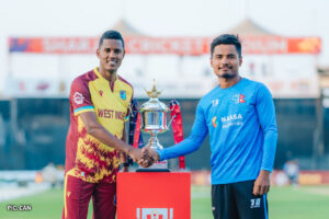 नेपालले वेस्ट इन्डिजसँग पहिलो टी-२०आई खेल्दै