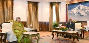 शीतल निवासमा राष्ट्रपति पौडेल, प्रधानमन्त्री कार्की र सञ्चारमन्त्री खरेलबीच छलफल