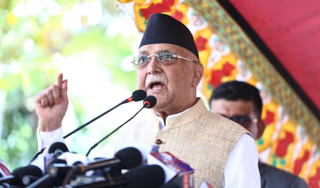 जेनजी आन्दोलन प्रतिगामी षड्यन्त्र थियोः ओली