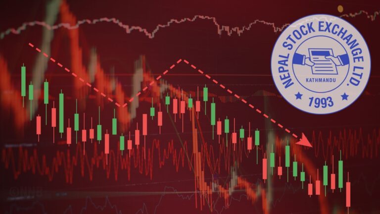 लगातार तेस्रो दिन घट्यो सेयर बजार, नेप्से ३७३८ अंकमा