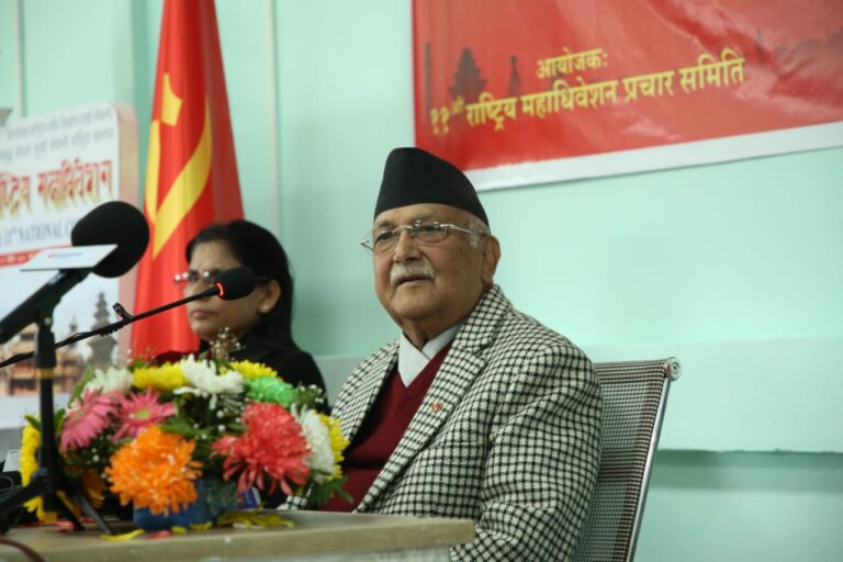 एमालेमा खुला प्रतिस्पर्धा हुन्छ,उम्मेदवारी घोषणा गर्न कसैले रोक्दैन : ओली