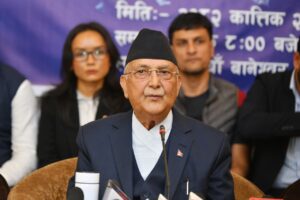 ओलीद्वारा जेनजी आन्दोलनको आलोचना : ‘युवाको नाममा अराजकता मच्चाइयो’