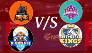 एनपीएल क्रिकेटमा आज चार टोली मैदान उत्रने