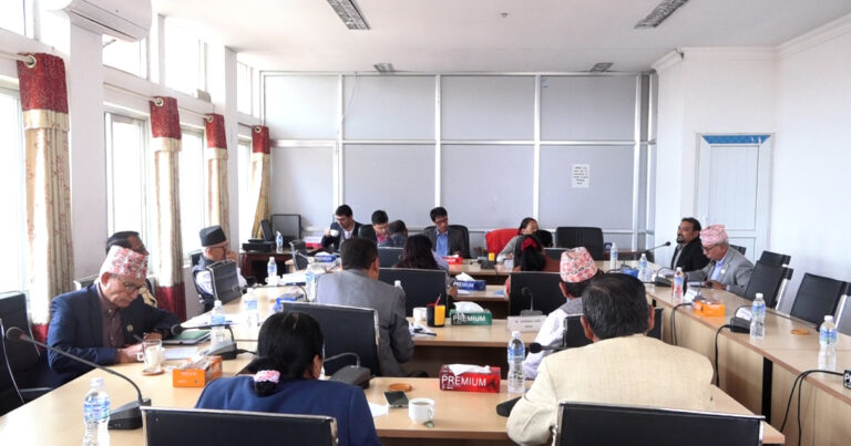 सङ्घीय संसद्का दुई वटा समितिका बैठक बस्दै