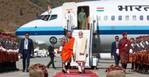 विद्युत् परियोजना उद्घाटन गर्न भुटान पुगे नरेन्द्र मोदी