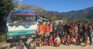 म्याग्दीको मल्कवाङमा पहिलो पटक पुग्यो बस