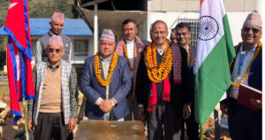 सिन्धुपाल्चोकमा भारत सरकारको सहयोगमा दुई स्वास्थ्य चौकी भवनको शिलान्यास