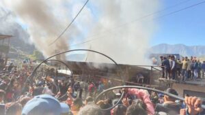 बाजुराको सदरमुकाम मार्तडी बजारमा भीषण आगलागी