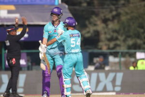 एनपीएल-२: वेन र भीमको अर्धशतकमा काठमाण्डुले दियो १६६ रनको लक्ष्य