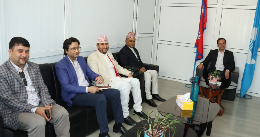 सरकारी राजनीतिक संवाद समितिको टोलीद्वारा रास्वपा पार्टी कार्यालयको अनुगमन