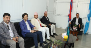 सरकारी राजनीतिक संवाद समितिको टोलीद्वारा रास्वपा पार्टी कार्यालयको अनुगमन