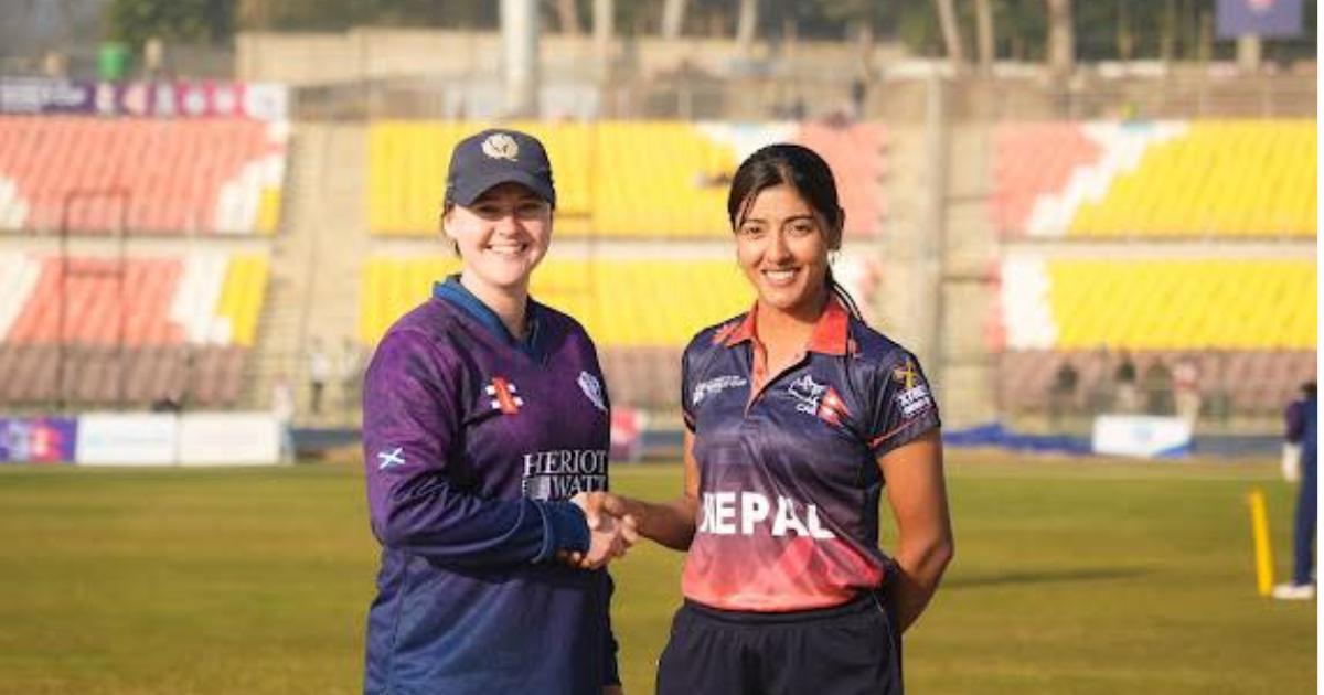 स्कटल्यान्डविरुद्धको खेलमा नेपालले टस जित्यो