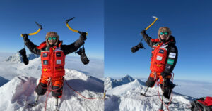 अपाङ्गता भएका हरि बुढा मगरद्वारा माउन्ट भिन्सनको सफलतापूर्वक आरोहण