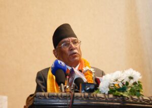 एकताबद्ध भएर संकल्पका साथ अगाडि जाँदा राष्ट्रको स्वाधिनता रक्षा गर्न सकिन्छ : प्रचण्ड