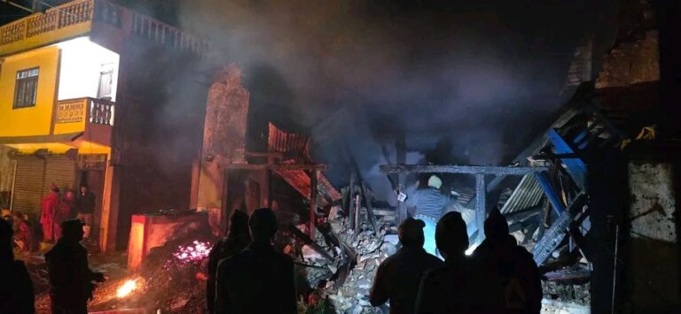 गुल्मीको हर्पुकोटमा आगलागी