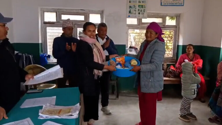 महिलासँग जोडिने स्थानीय सरकारको अभियान, सुत्केरीसँग उपाध्यक्ष भेट कार्यक्रम