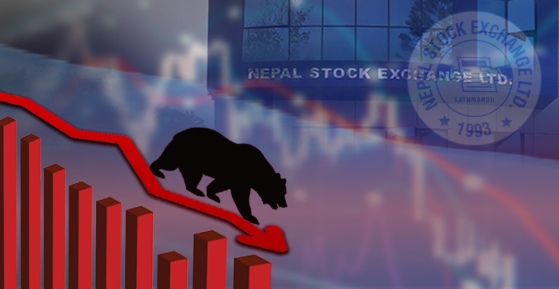 २१५ कम्पनीको मूल्य घट्यो, कारोबार पौने ६ अर्ब