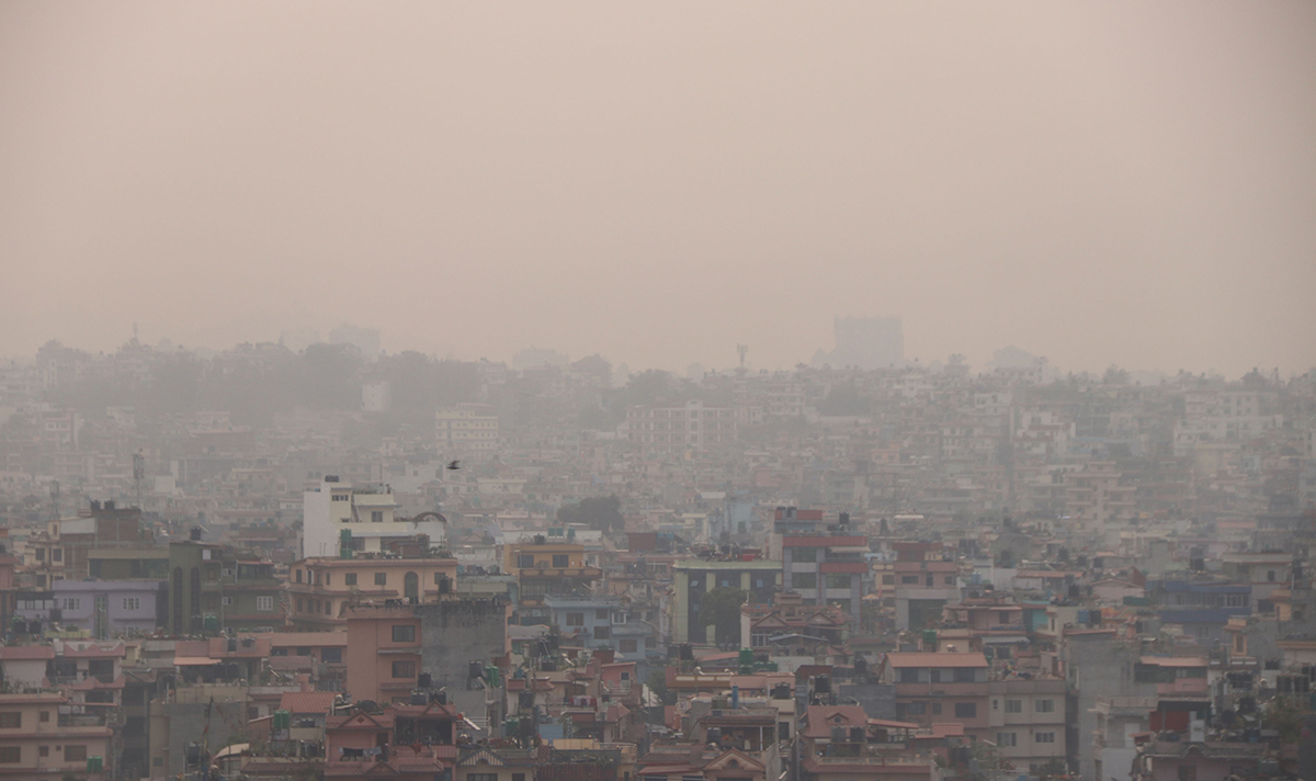 काठमाडौंको वायु प्रदूषण ‘अति अस्वस्थकर’