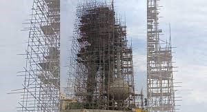 नेपालगञ्जमा १०८ फिटको हनुमान मूर्ति निर्माण अन्तिम चरणमा