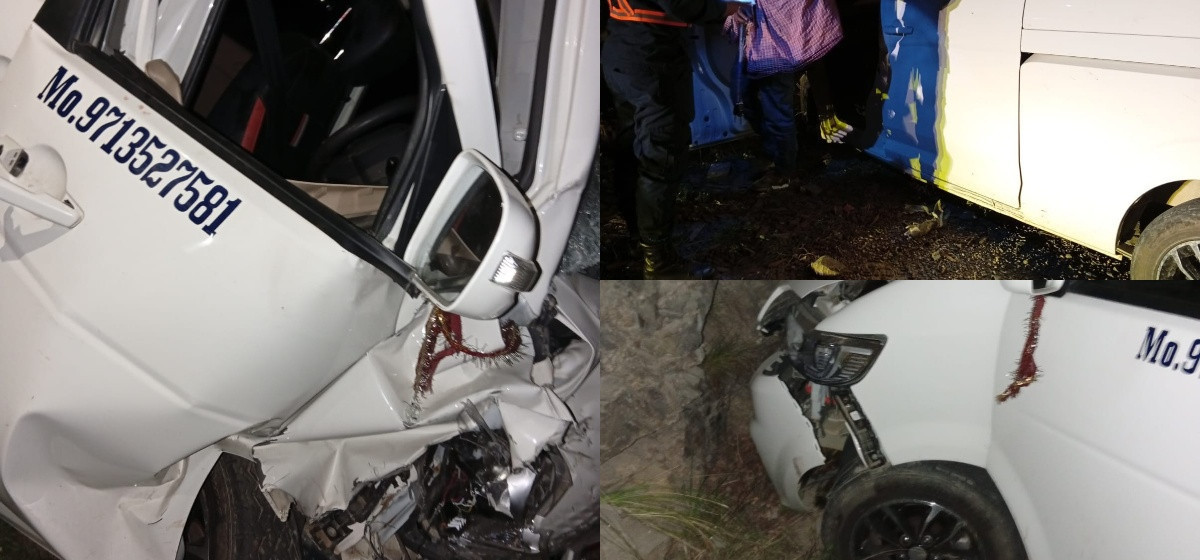 मकवानपुरमा ईभी दु*र्घटना : ९ भारतीय नागरिक घाइते, ३ जनाको अवस्था गम्भीर