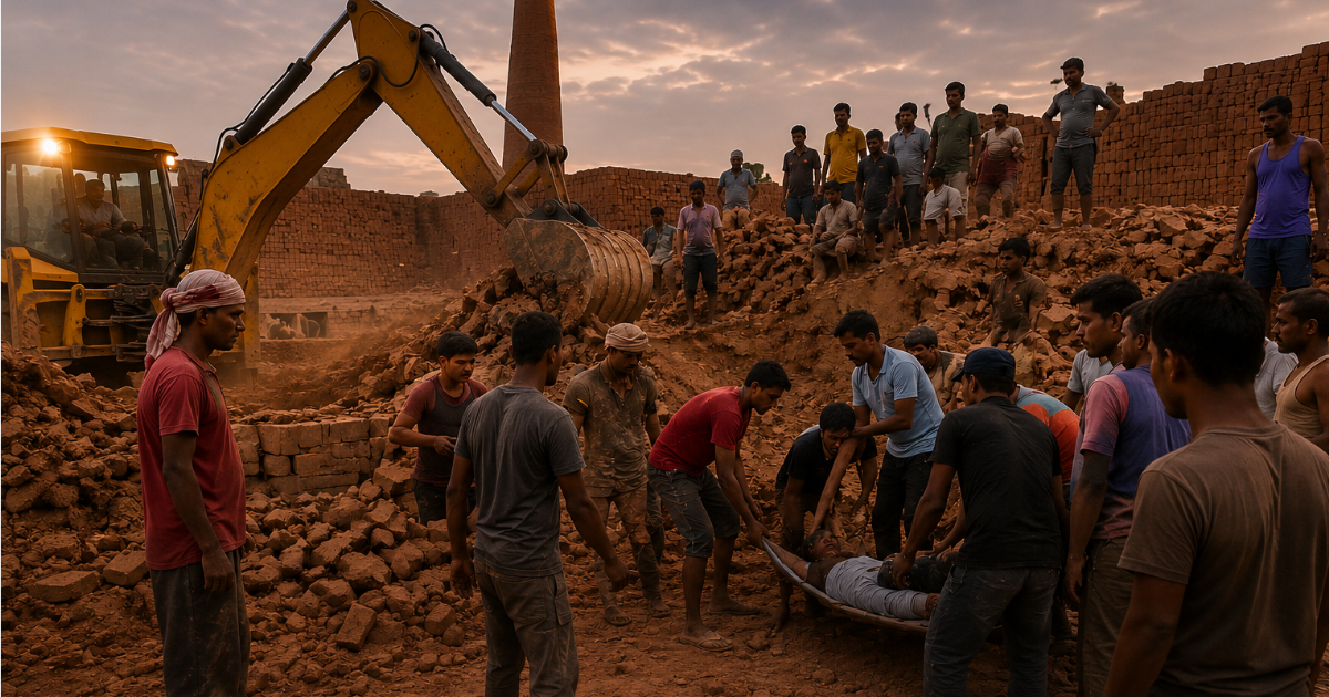 इँटा उद्योगको चाङ खस्दा सर्लाहीमा तीन मजदुरको मृ*त्यु