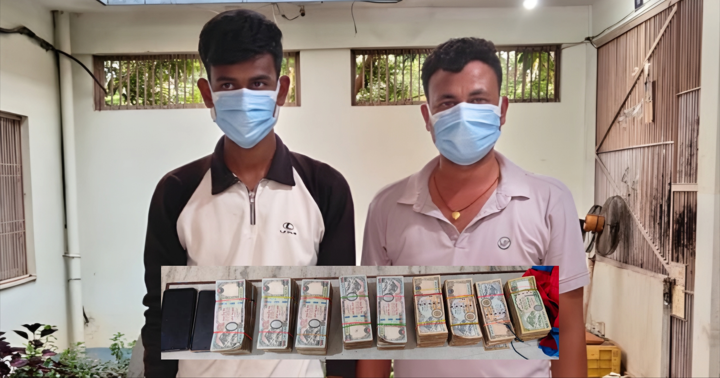 स्रोत नखुलेको ३२ लाख रुपैयाँसहित दुई जना पक्राउ