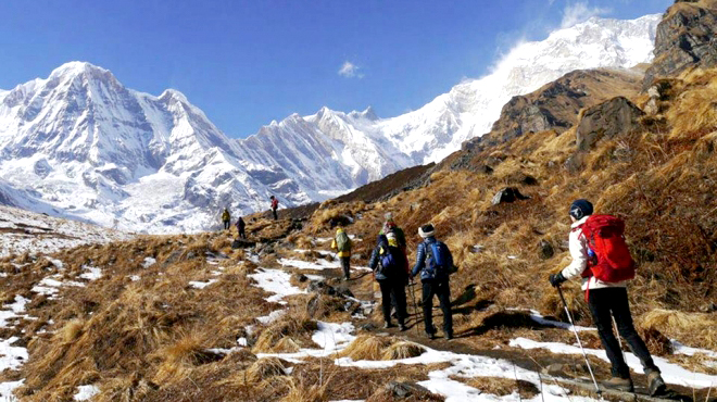 १ वर्षमा १६९ देशका पर्यटक पुगे अन्नपूर्ण संरक्षण क्षेत्र