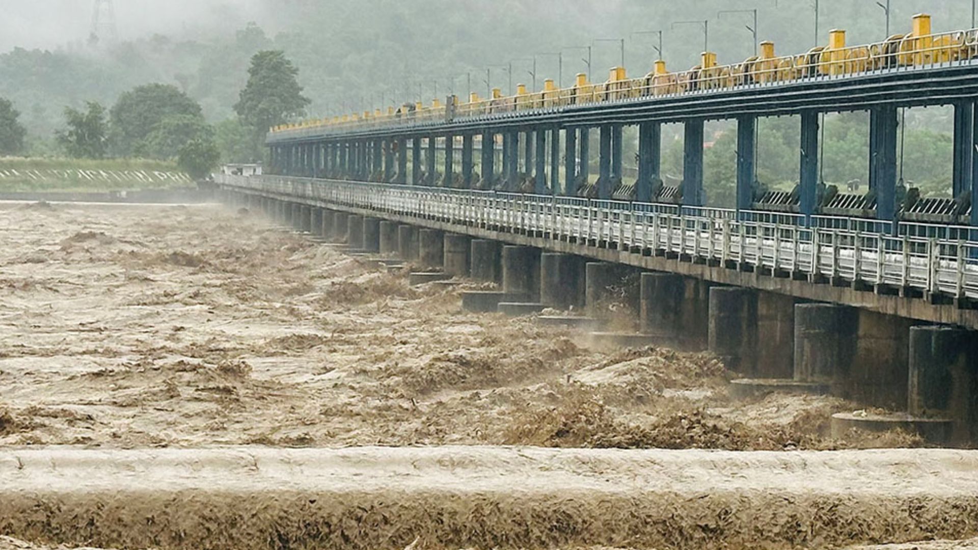 सप्तकोसीमा बढ्यो पानीको बहाव, ४९ ढोका खोलियो