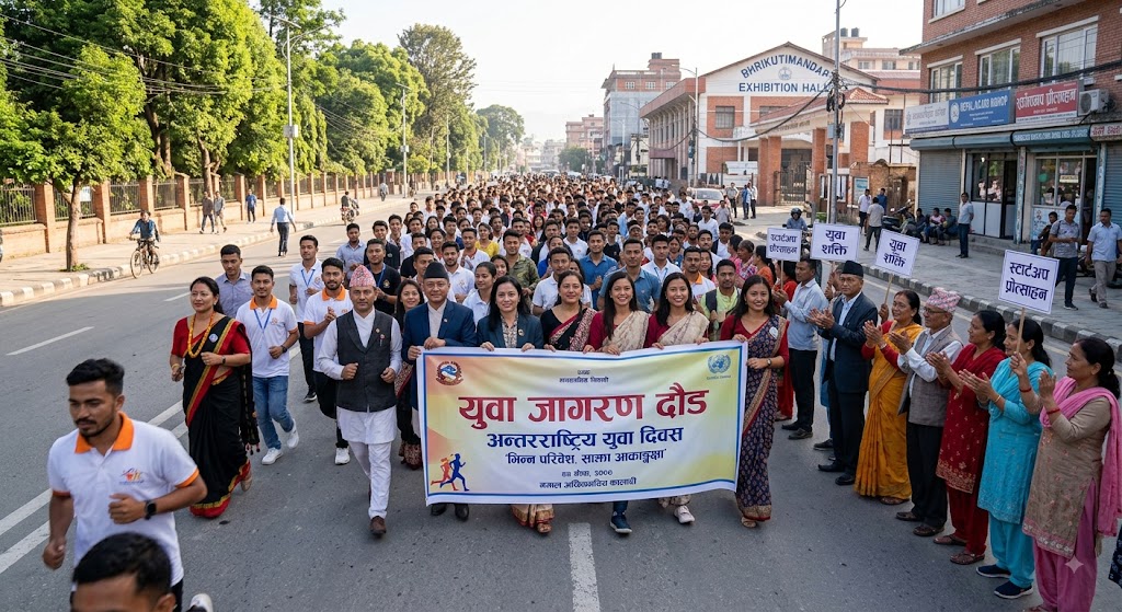 अन्तर्राष्ट्रिय युवा दिवस मनाइँदै