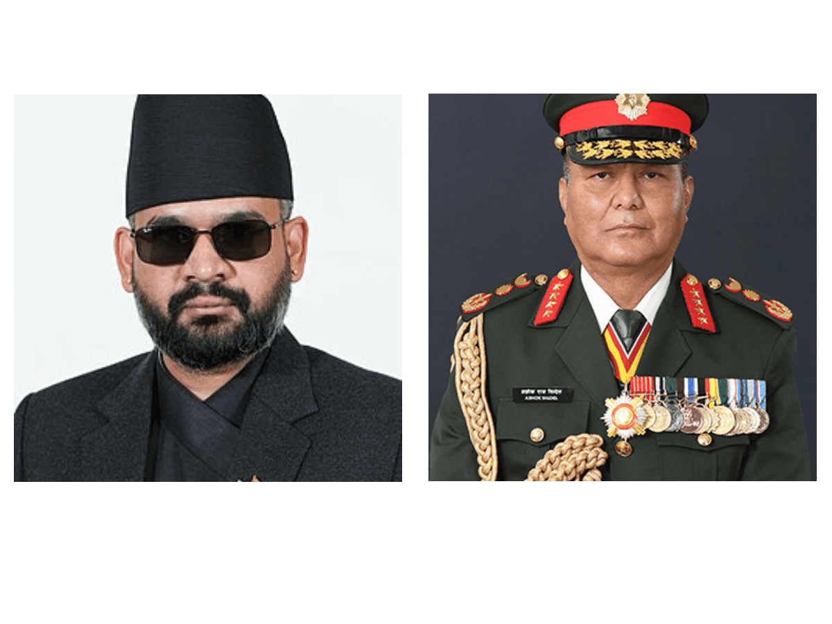 प्रधान सेनापतिसँग बालेनको छलफल