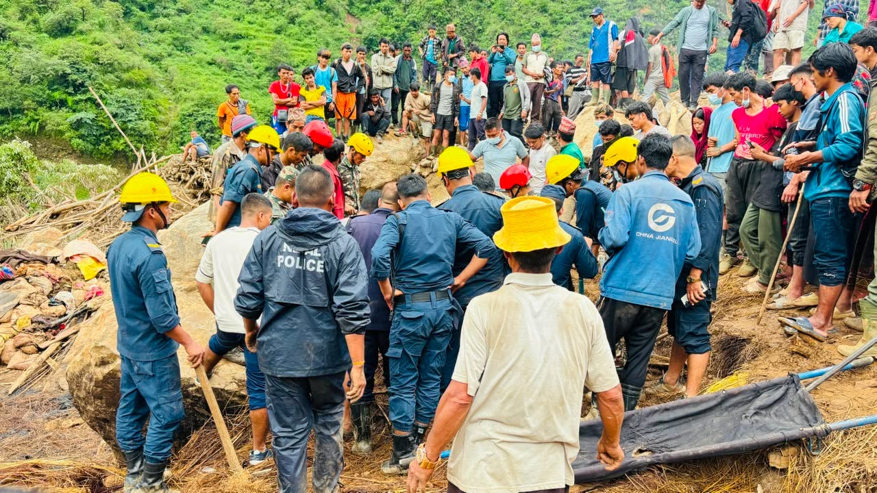 रोल्पा पहिरो : मृत्यु हुनेको संख्या सात पुग्यो, पाँच अझै बेपत्ता