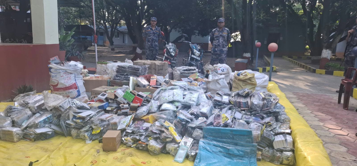 रास्वपा नेताको घरबाट ५० लाख बराबरको अवैध सामग्री बरामद
