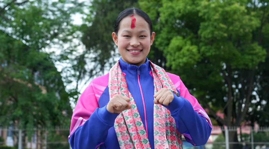 एसियन गेम्स महिला कराते : एरिका सेमिफाइनलमा पराजित